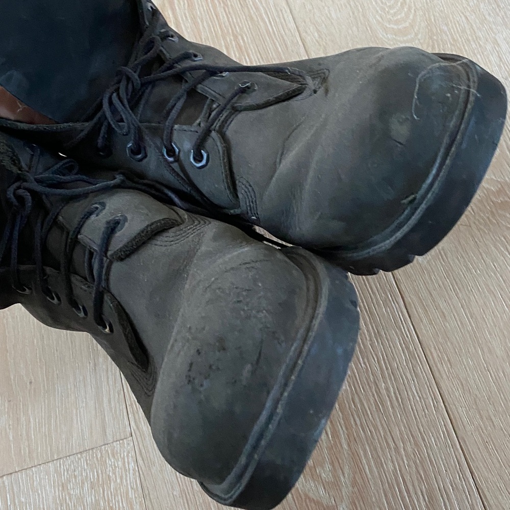 Timberland Black Leather Men's Boots - Picture 8 of 10
